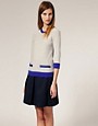 Boutique By Jaeger Sweater With Contrast Lurex Trim