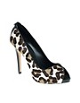 Karen Millen Weekend Luxe Leopard Print Pony Shoe