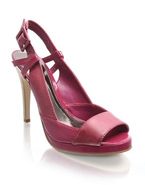 French Connection Peep Toe Sling Back Sandals
