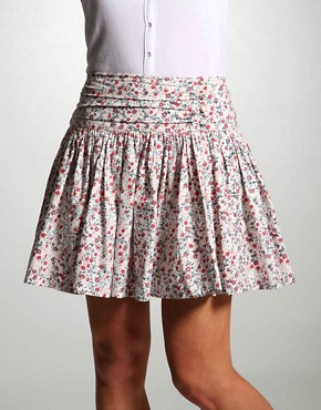 ASOS Floral Printed Mini Skirt