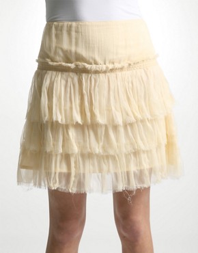 ASOS Vintage Look Chiffon Layer Skirt
