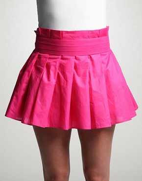 Obi Belt Paperbag Skirt