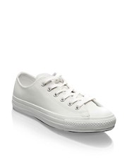 Converse Perforated Leather All Star Shoes