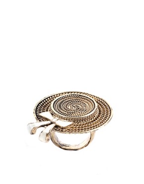 ASOS Vintage Style Metal Bonnet Ring