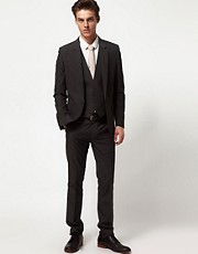 ASOS Slim Fit Charcoal Suit