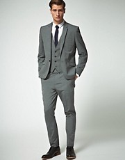ASOS Slim Fit Gray Suit