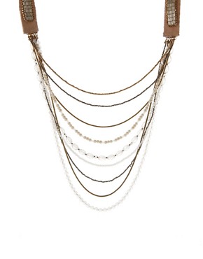 Image 1 of Oasis Embellished Layer Rope Necklace