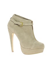 ASOS TINO Suede and Zip Ankle Shoe Boot