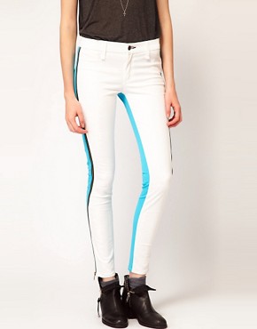 Image 1 of rag & bone /JEAN Scuba Jeans With Two Tone Zip