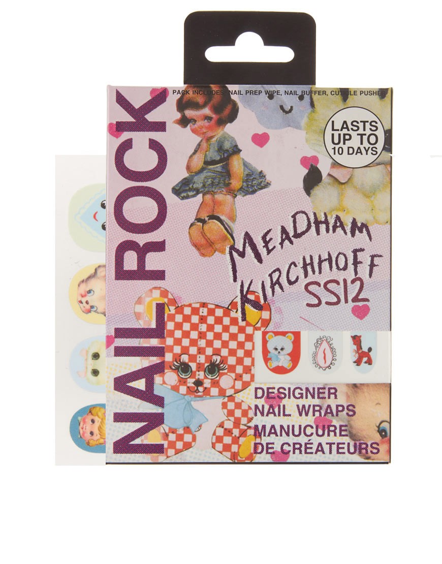 Topshop sold out of the Nail Rock x Meadham Kirchoff nail wraps in like two