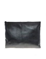 American Apparel Large Leather Clutch