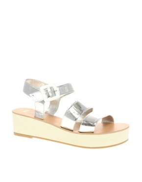 Image 1 of ASOS VINNIE Flatforms with Thick Straps