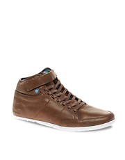 Boxfresh Switch Leather Hi-Top Sneakers