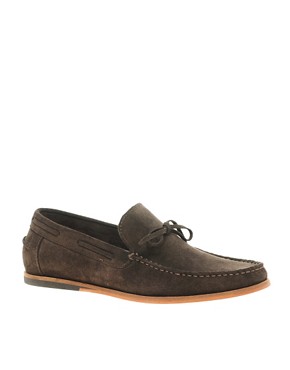 Frank Wright Hill Tie-Front Moccasin Shoes