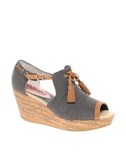 80%20 Dawn Washed Canvas Markle Cork Leather Tie Wedges