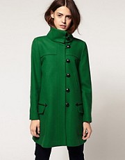 ASOS Coat With Fold Over Collar