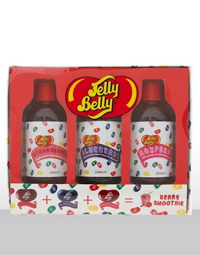 Image 1 of Jelly Belly Recipe 3 Bottle Bath & Shower Gel Set - Raspberry, Blueberry and Strawberry Jam