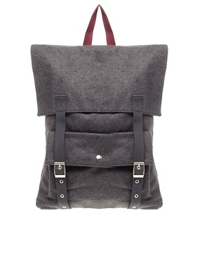 Image 1 of ASOS Wool Backpack With Twin Straps