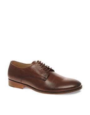 ASOS Lace Up Leather Sole Derby Shoes