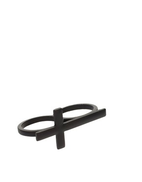 Image 1 of ASOS Double Crucifix Ring