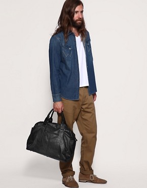 Image 3 of ASOS Leather Look Holdall