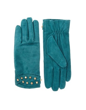 Image 1 of Dents Suede Stud Gloves
