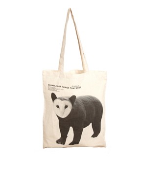 Image 1 of Borders&Frontiers Mime Bear Organic Cotton Bag
