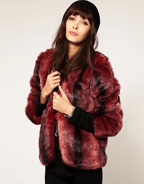 Image 1 of Evil Twin 'In For the Kill' Faux Fur Coat
