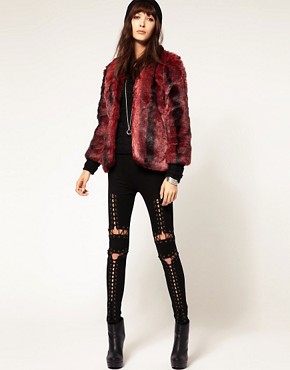 Image 4 of Evil Twin 'In For the Kill' Faux Fur Coat