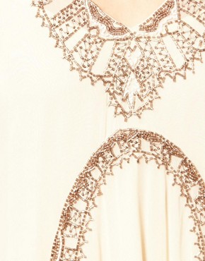 Image 3 of ASOS SALON Beaded Trapeze Dress