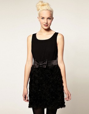 Image 1 of Glamorous Dress With Feather Skirt