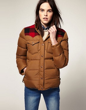 Image 1 of Penfield Rockford Jacket With Check Shoulder