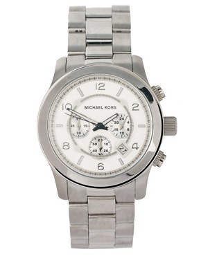 Image 1 of Michael Kors MK8086 Silver Steel Bracelet Watch
