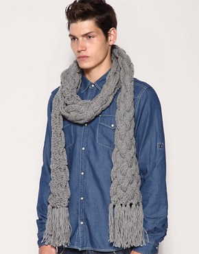 Image 1 of ASOS Cable Knit Scarf