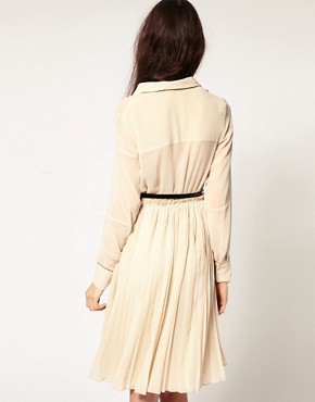 Image 2 of Vero Moda Shirt Dress in Sheer Fabric