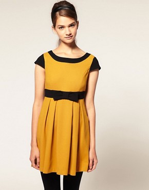 Image 1 of ASOS Empire Dress with Bow