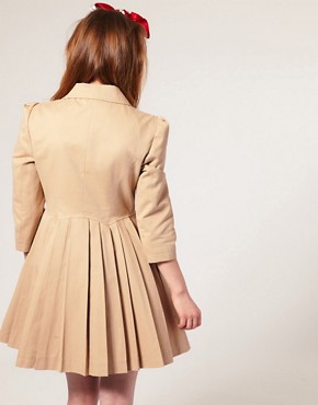 Image 2 of ASOS Pleated Skirt Mac