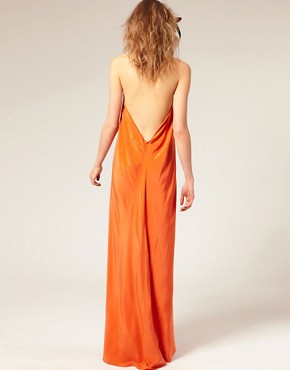 Image 2 of ASOS REVIVE Halter Necklace Maxi Dress