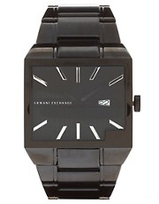 Armani Exchange Black Steel Watch