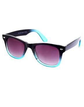 Image 1 of River Island Dip Dye Wayfarer Sunglasses