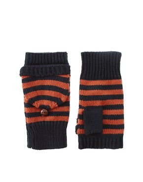 Image 1 of ASOS Stripe Converter Gloves