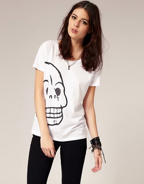 Image 1 of Cheap Monday Skull T-Shirt