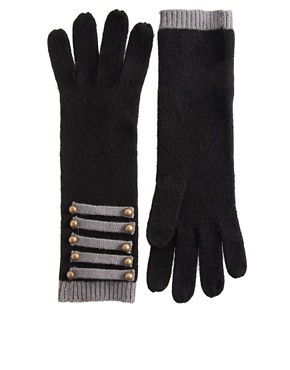 Image 1 of Alice Hannah Military Gloves With Antique Buttons
