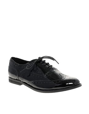 Image 1 of ASOS MARKY Patent Leather Traditional Brogues