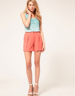 Image 1 of Oasis Short With Scallop Hem