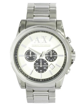 Image 1 of Armani Exchange AX2096 Chronograph Watch Stainless Steel Bracelet