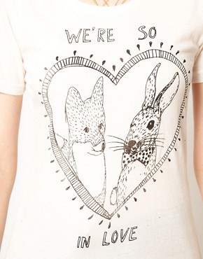 Image 3 of Simeon Farrar Exclusive to ASOS We're So in Love T-Shirt