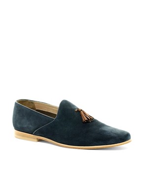 Image 1 of ASOS Suede Tassel Loafers With Leather Sole
