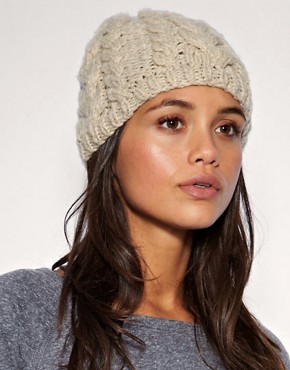 Image 1 of Warehouse Cable Knit Beanie