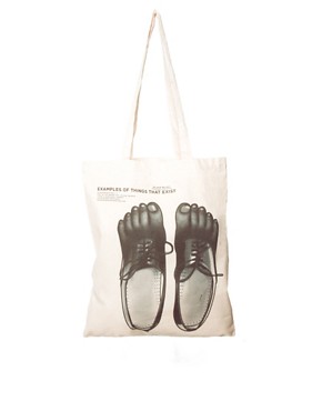 Image 1 of Borders & Frontiers Feet Organic Cotton Bag